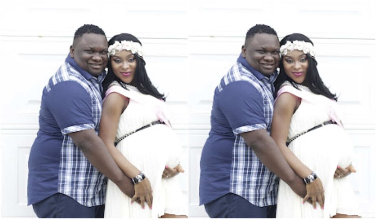 Solomon Lange and wife babay shower