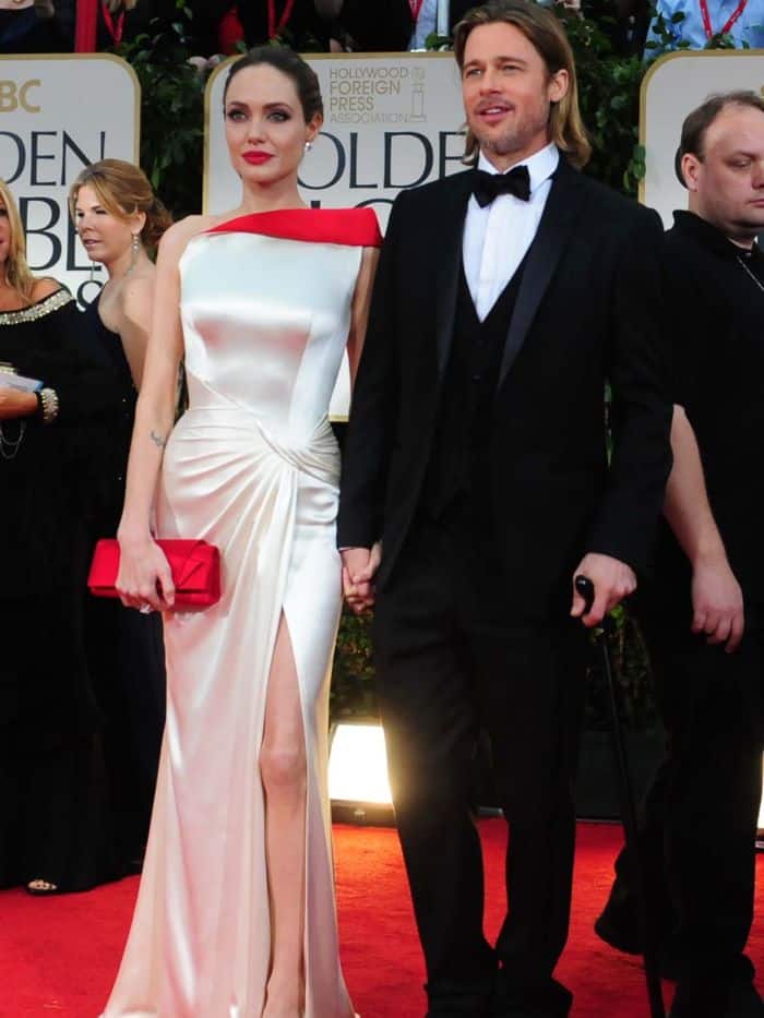 Image result for brad and angelina red carpet