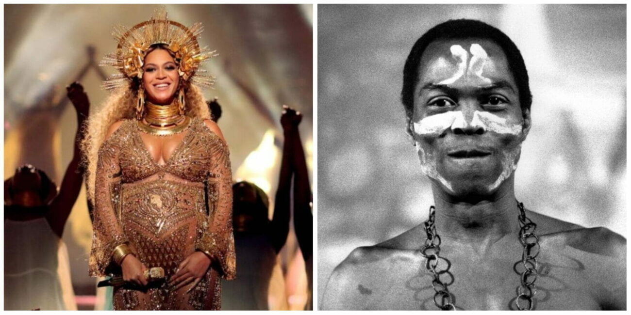 Beyoncé plays Fela Kuti's music