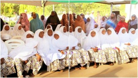Wealthy Businessman Pays for the Wedding of 50 Girls