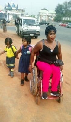 physically challenged mother of 3