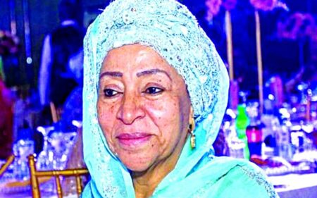 Maryam Abacha attends youngest