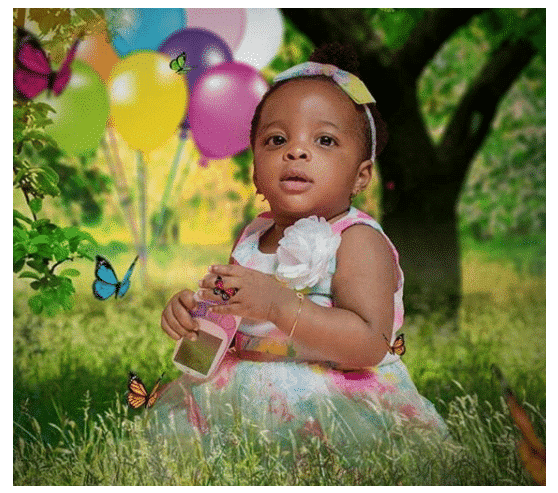 KWAM 1 shares lovely photos of his last daughter's child as she marks her first birthday