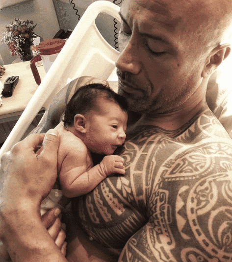 The Rock advises all men as he narrates the experience watching his child being born