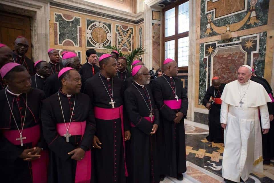 Nigerian Catholic Bishops meet with Pope Francis at the Vatican