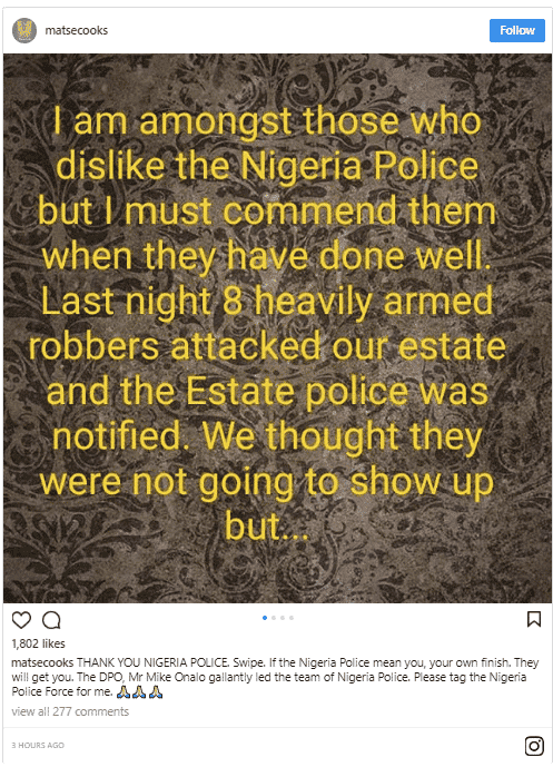 policemen saved her estate