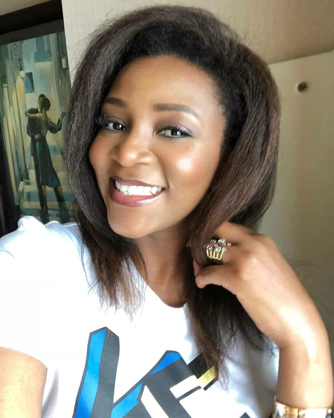 Before and after pictures of Genevieve Nnaji as she marks her 39th birthday
