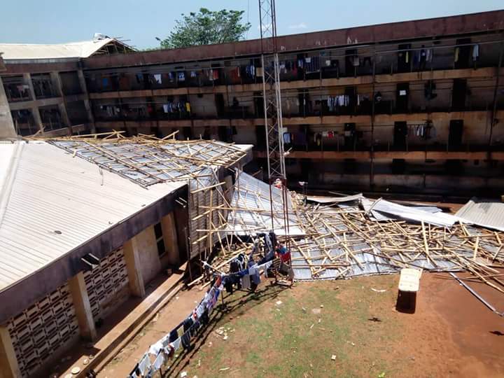 See what heavy rain did to Alvan Ikoku hostel in UNN