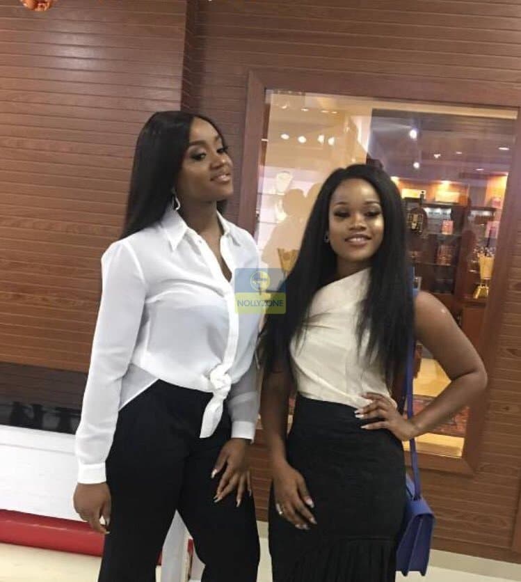 See the resemblance between Davido's girlfriend, Chioma and Cee-C as they meet