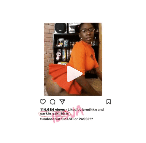 Idris Ajimobi caught watching a video of a lady shaking her butt