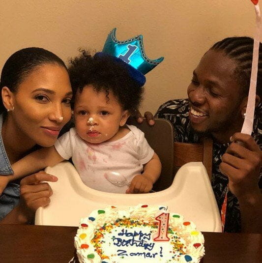 Runtown: Photos from the birthday party of his son with US video vixen, Selena Leath