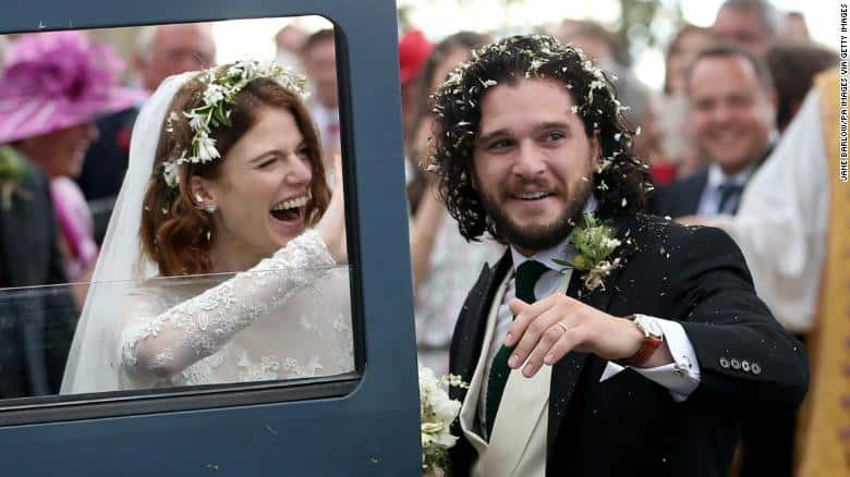 Game of Thrones stars, Kit Harrington and Rose Leslie tie the knot (Photos)