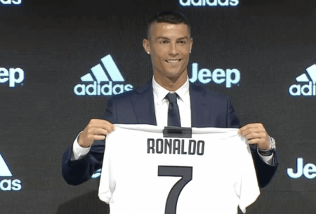 Ronaldo send a message to Messi after his unveiling as Juventus player (Read)