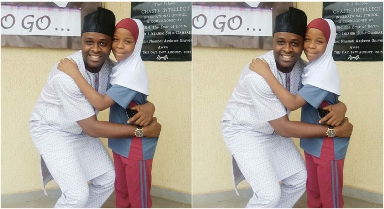 Femi Adebayo prays for his daughter