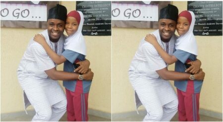 Femi Adebayo prays for his daughter