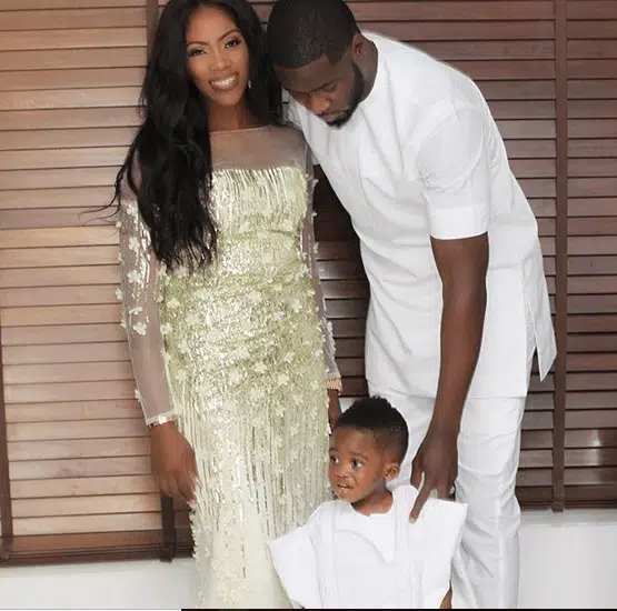 Who is the father of Tiwa Savage son