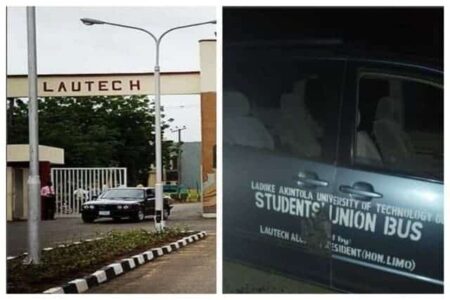 LAUTECH students accuse SARS of opening fire on SUG bus