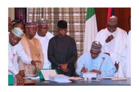 President Buhari signs ₦8.91trillion 2019 budget