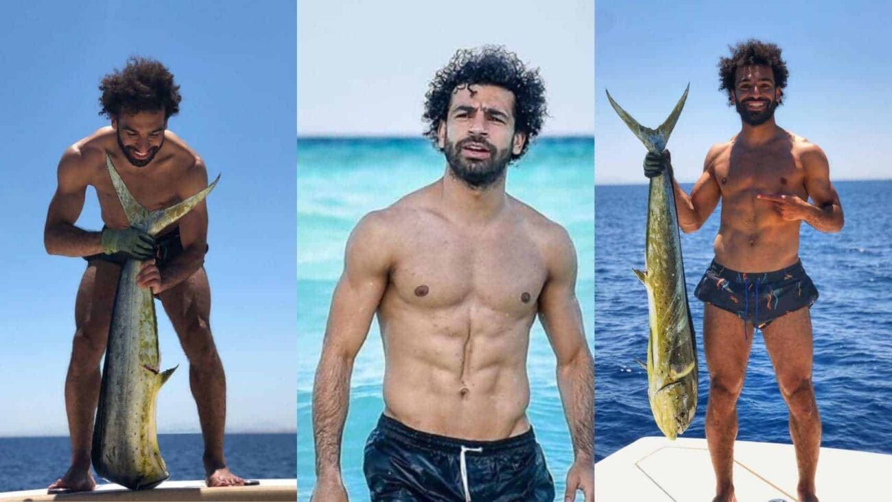 Mohammed Salah caught a huge fish