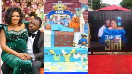 Scenes from Toyin Abraham’s baby’s naming ceremony ( photos & video)