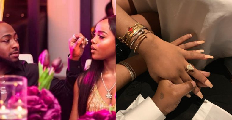 Davidoâ€™s diamond engagement ring for Chioma estimated to worth over 10 million