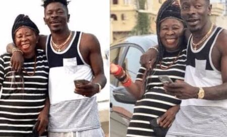Shatta Wale and mother