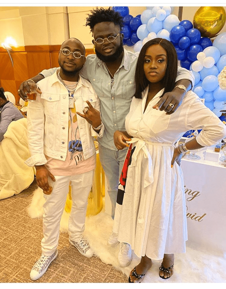 Photos from Davido and Chioma's son's naming ceremony in London