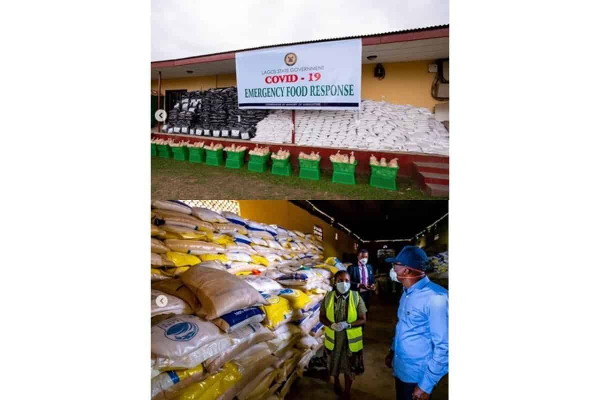 Lagos state shares food