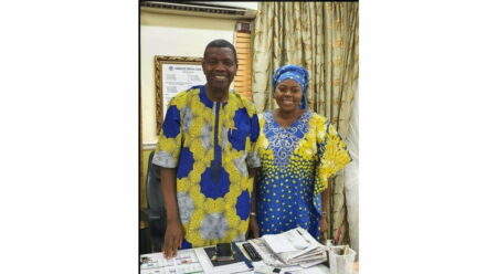 Pastor Adeboye and wife