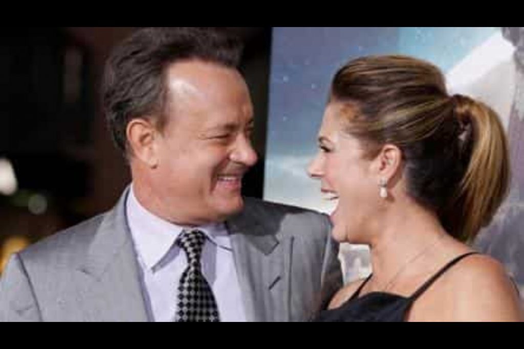 Tom Hanks and wife
