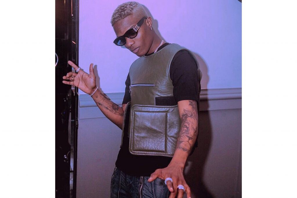 Wizkid cries out in pain