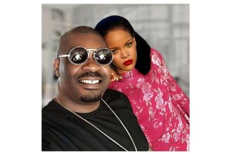 Donjazzy shares picture with Rihanna