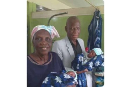 68 Year old woman gives birth