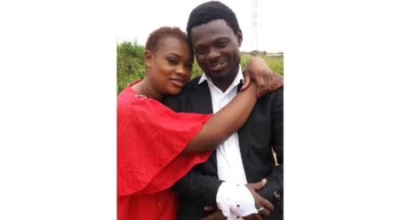 Kunle Afod and wife