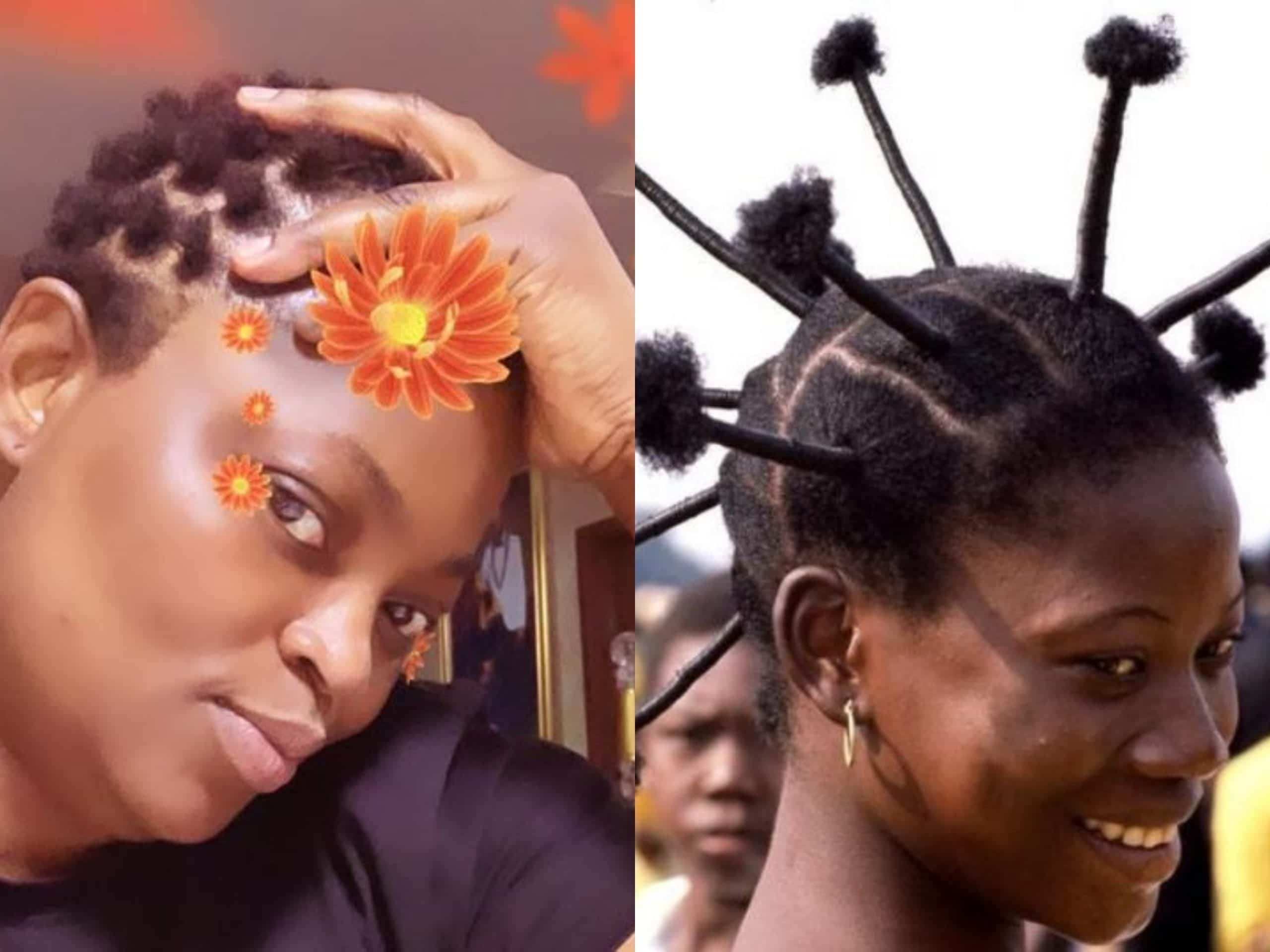 Funke Akindele rocks trending corona hairstyle