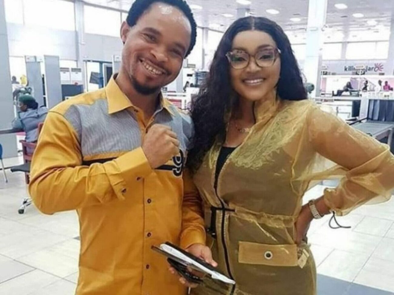 Prophet Odumeje and Mercy Aigbe
