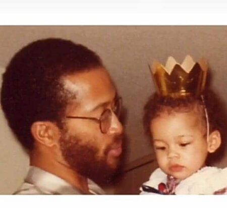 Alicia Keys and father