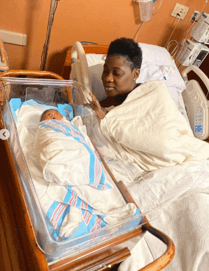 Mercy Johnson welcomes 4th bay
