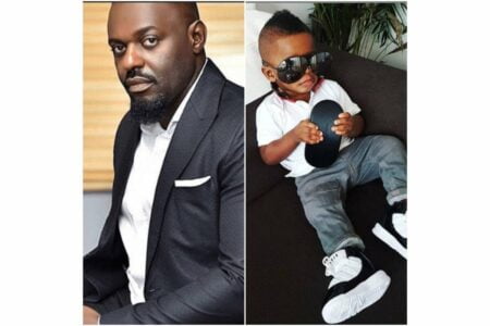 Jim Iyke brags about his son