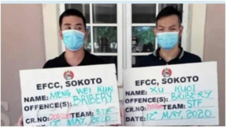 Chinese people arrested for bribing EFCC
