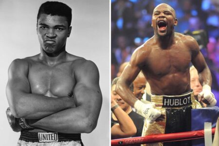 Muhammad Ali and Floyd Mayweather
