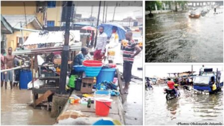 Lagos flood destroys homes