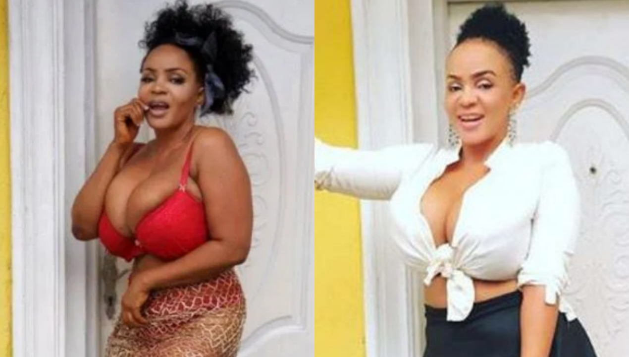 Cossy Ojiakor's Boobs Nearly Spill Out Of Her Outfit In Birthday Photos -  Celebrities - Nigeria