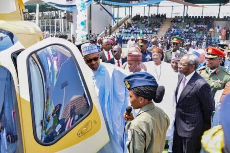 President Buhari, Tolulope Arotile