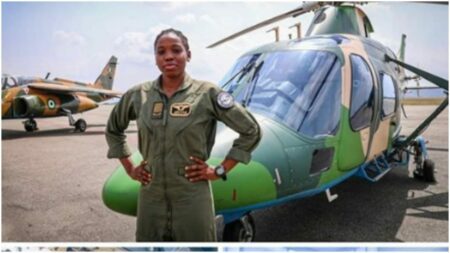 See video of when late Nigeria’s first female combat pilot, Tolulope Arotile flew for the first time