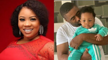 Wunmi Toriola shares her husband and son's picture