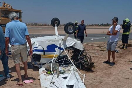 Plane crashe in Egypt