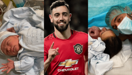 Manchester United midfielder, Bruno Fernandes welcomes second child
