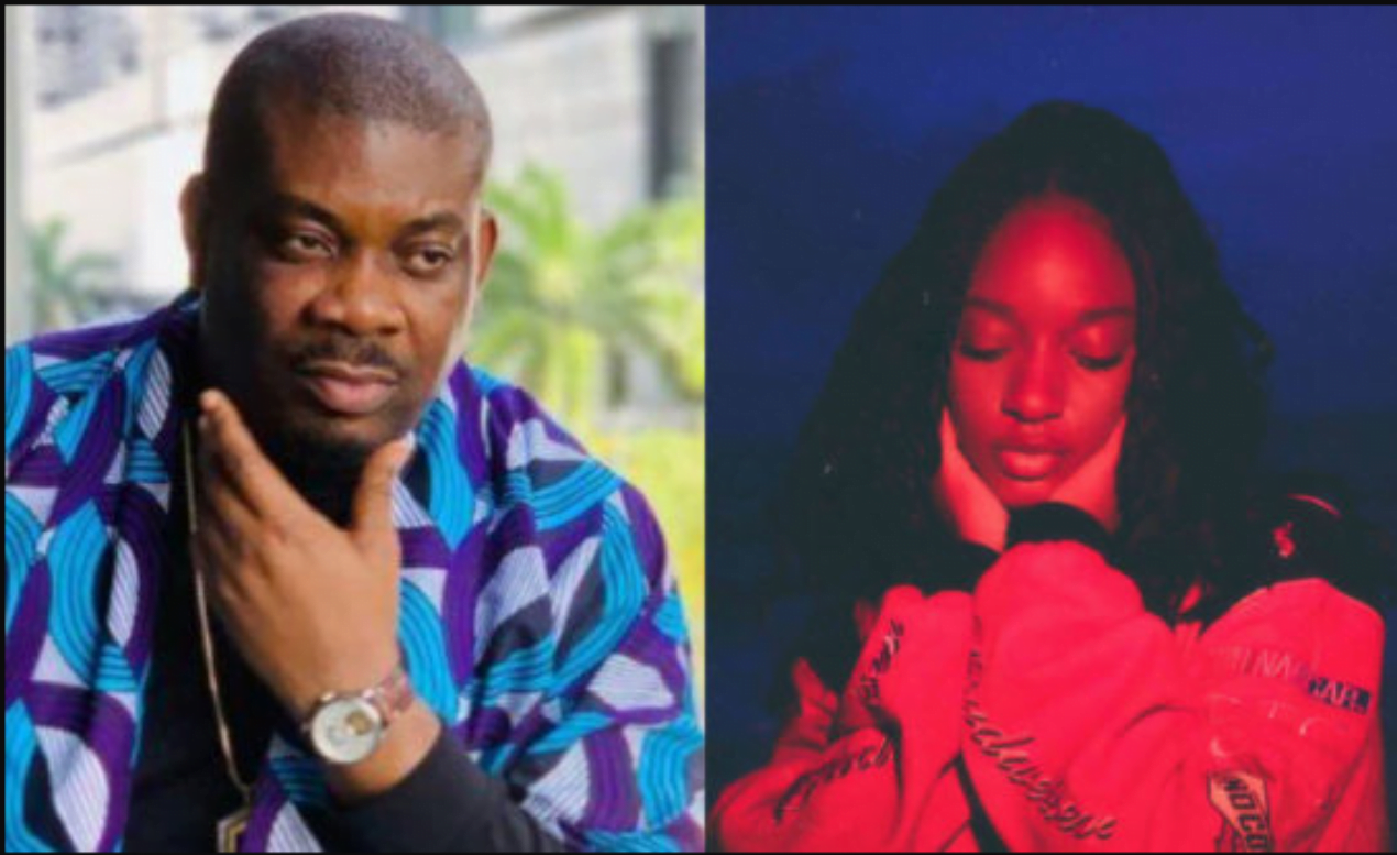 Ayra Starr and Don Jazzy