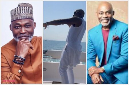 Nollywood actor RMD shows off dancing skills on a yacht in Dubai